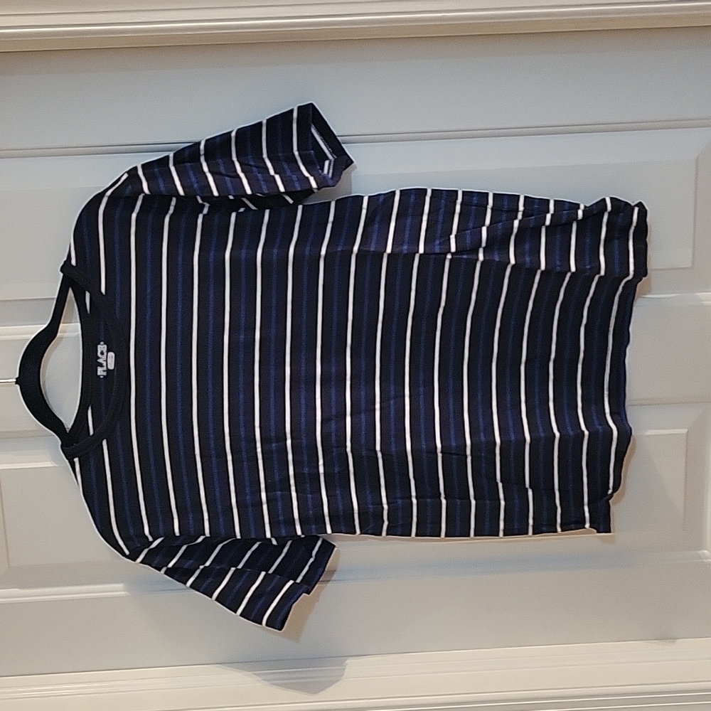 Childrens place navy striped tee xxl